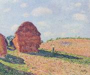 Die Strohmieten Alfred Sisley